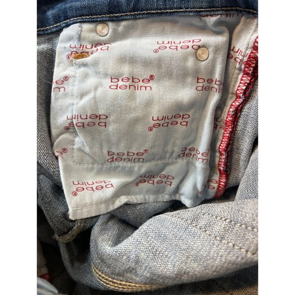 Vintage Bebe Washed Blue Denim Jeans Size 29 - Picture 6 of 7